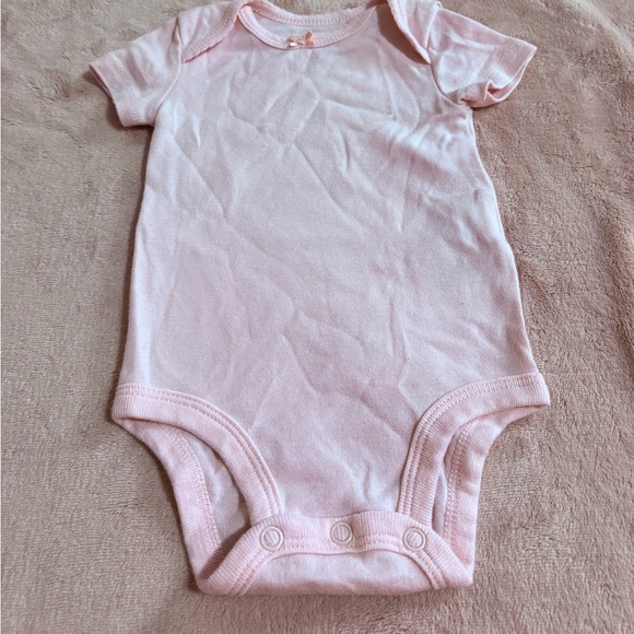 Carter's Other - Carter's Pink Short Sleeve Bodysuit for Girls‎ 3 Months